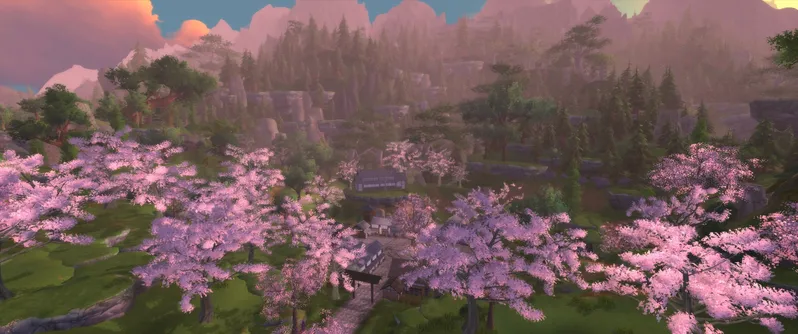 Yokohama Valley at sunset