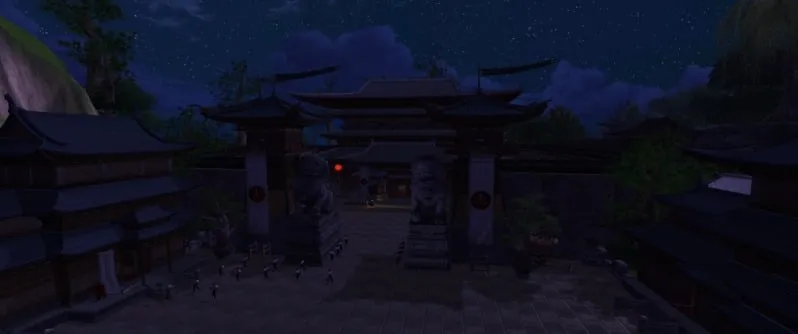 Notchi City at midnight