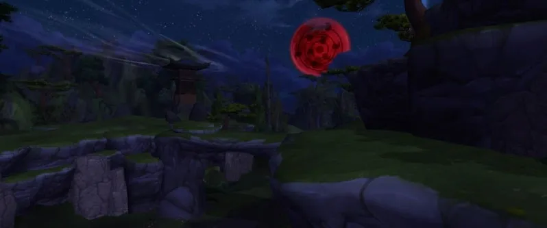 Outskirts during Blood Moon event