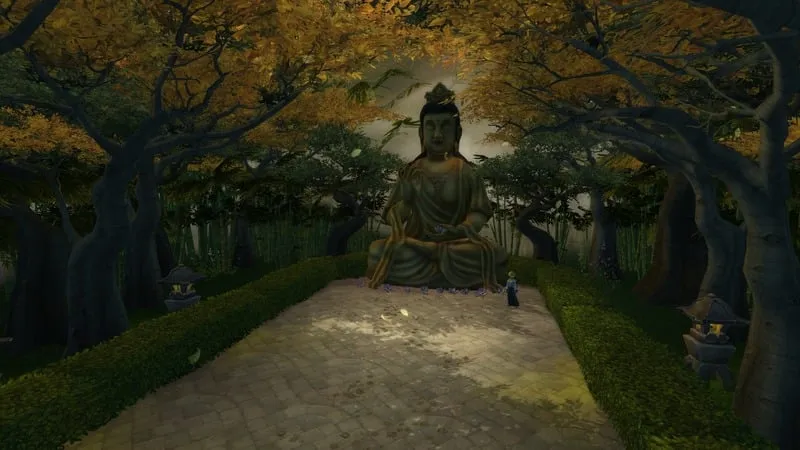 Buddhist shrine in Monastery