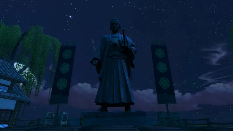 Kaiho Point, giant samurai statue