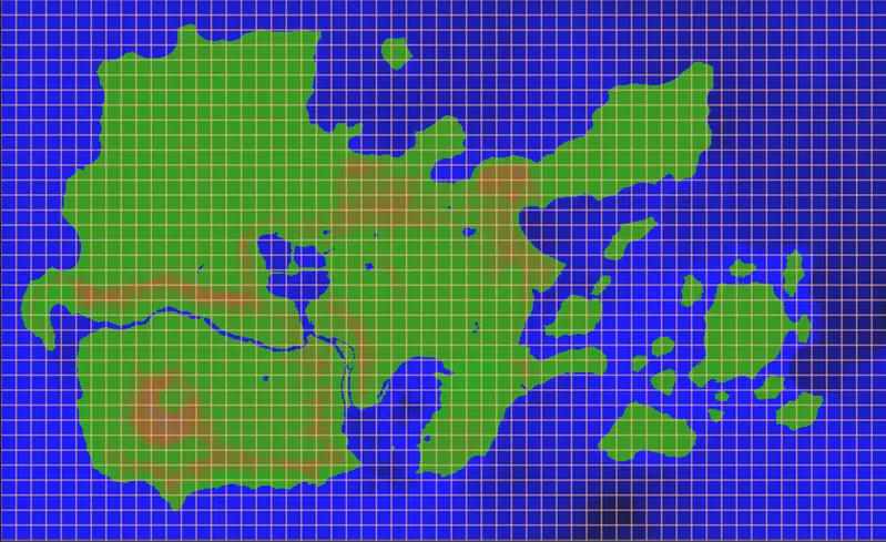 Full game map (around the size of Eastern Kingdoms)