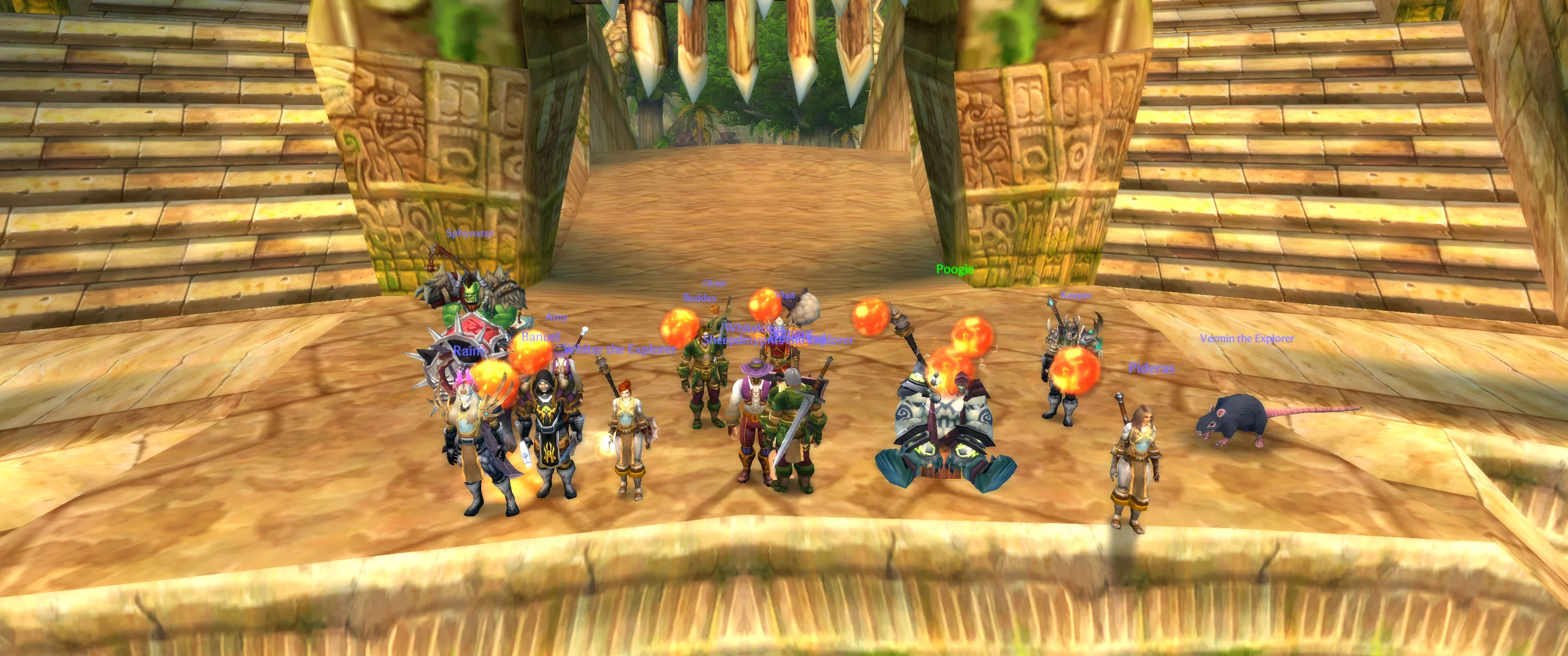 Player group at Gurubashi Arena